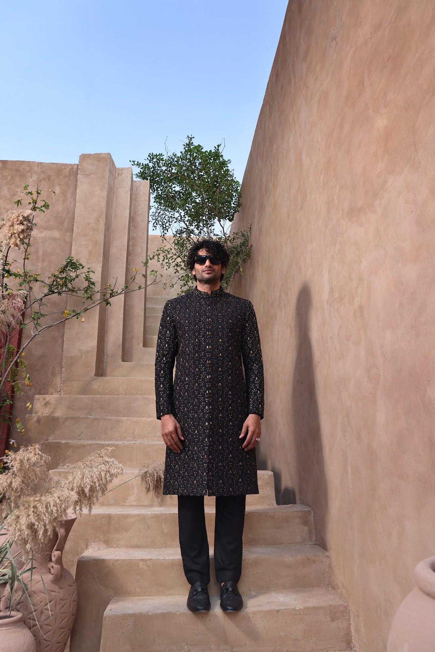 MC 549 Sherwani Dulha - Mashal Couture
