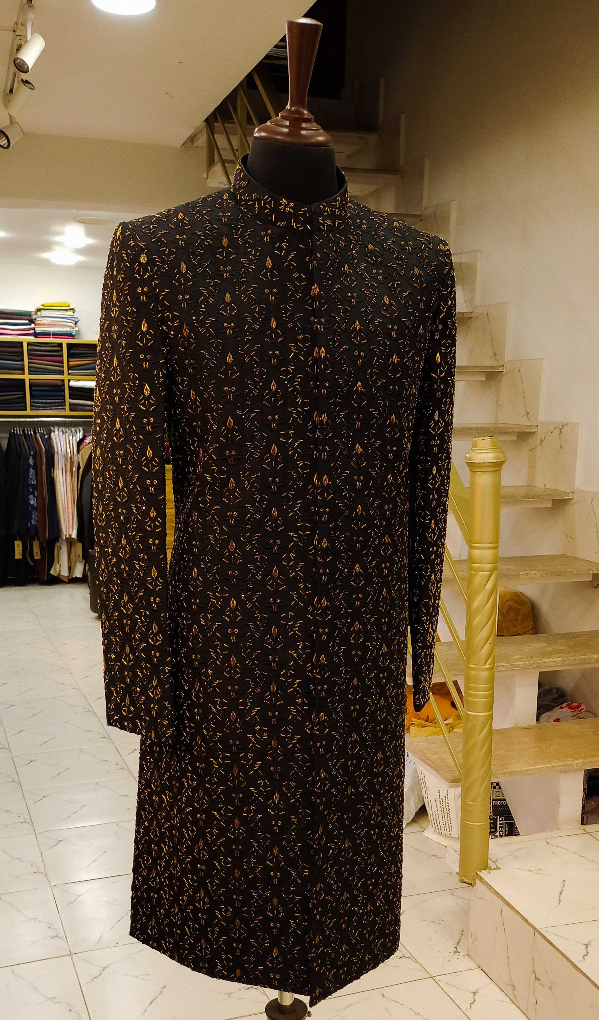 MC 549 Sherwani Dulha - Mashal Couture