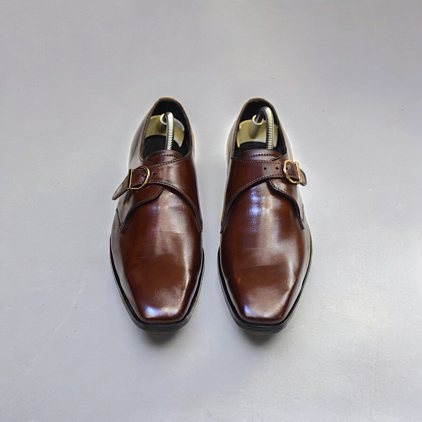 MC 57 Men Monk Brown Shoes - Mashal Couture