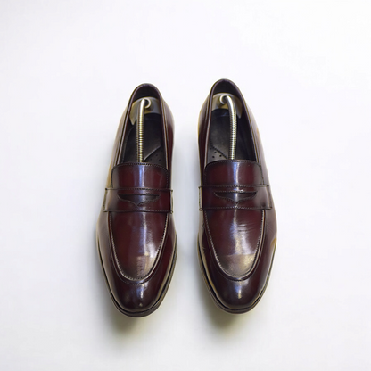 MC 109 Thiago Brown Leather Loafer - Mashal Couture