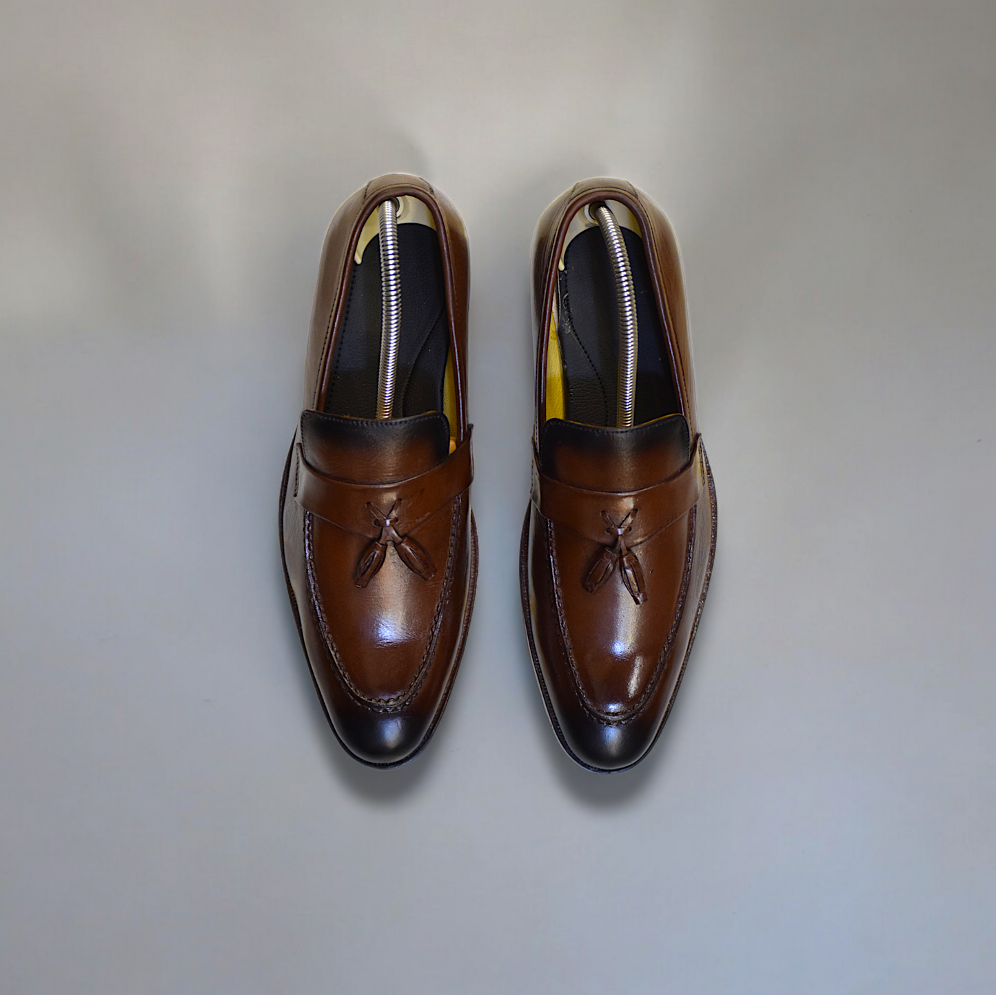 MC 53 Men's Party Wear Brown Shoes - Mashal Couture