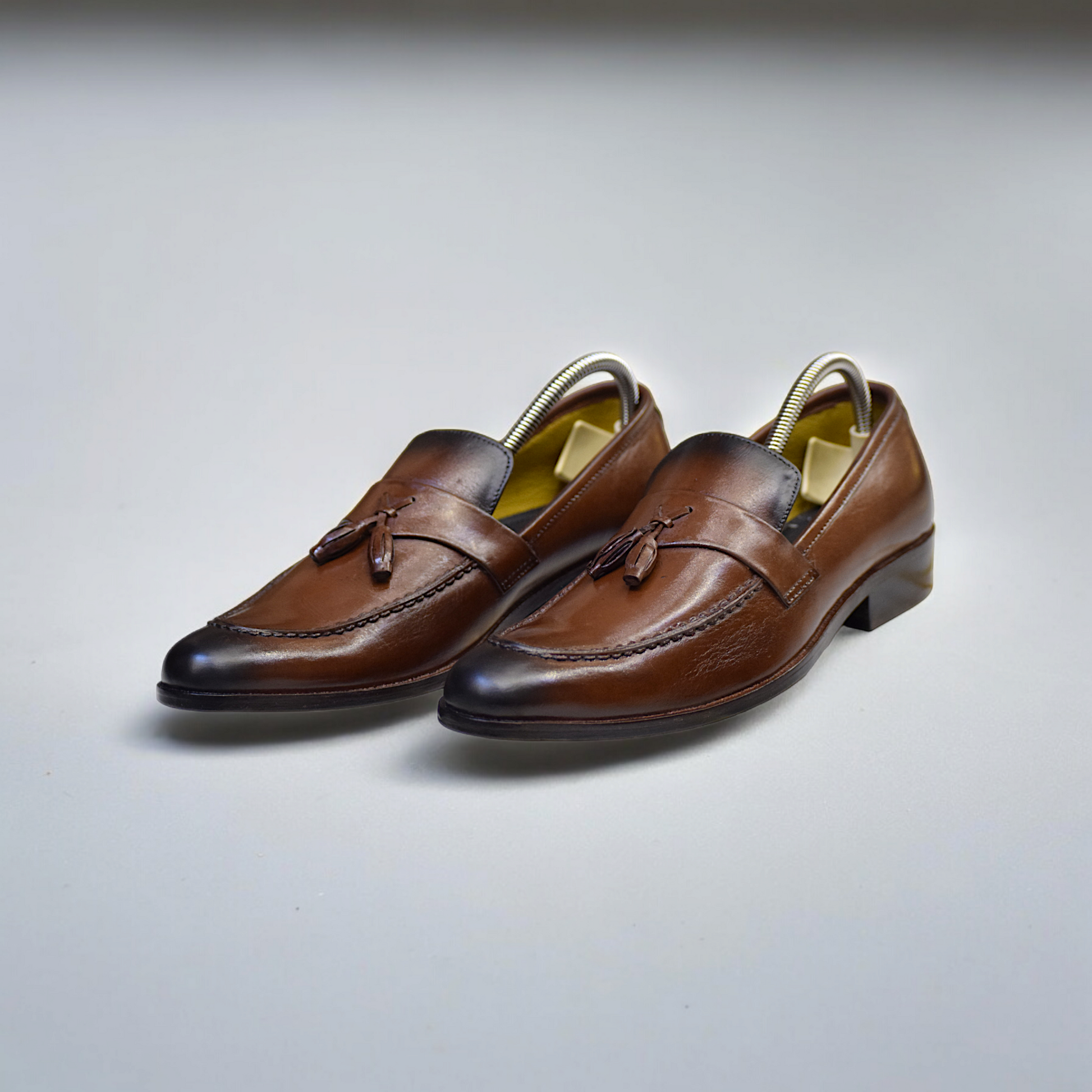 MC 53 Men's Party Wear Brown Shoes - Mashal Couture