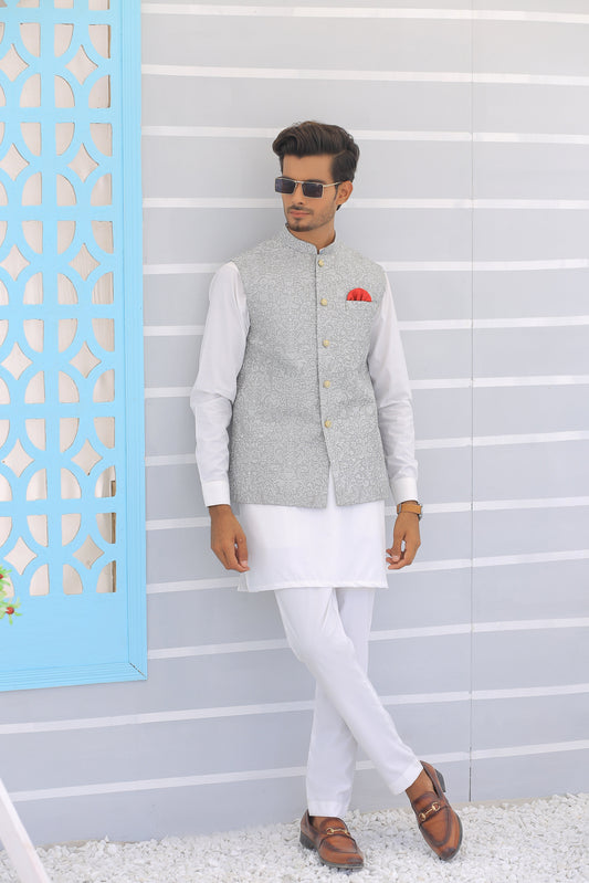 waistcoat charcoal