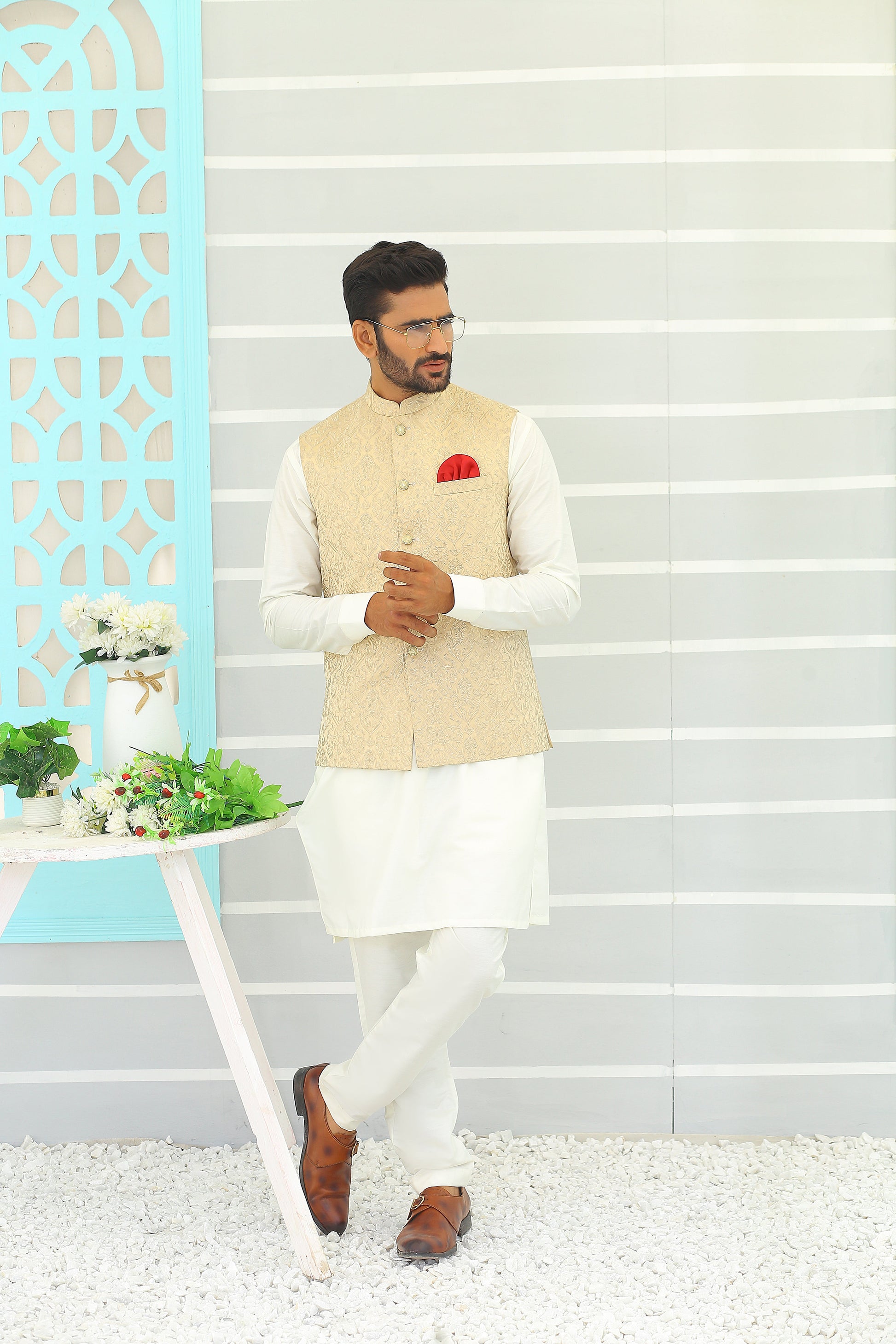 MC Waist Coat For Mehndi - Mashal Couture